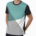 Simple geometric art - turquoise by BattaAnastasia