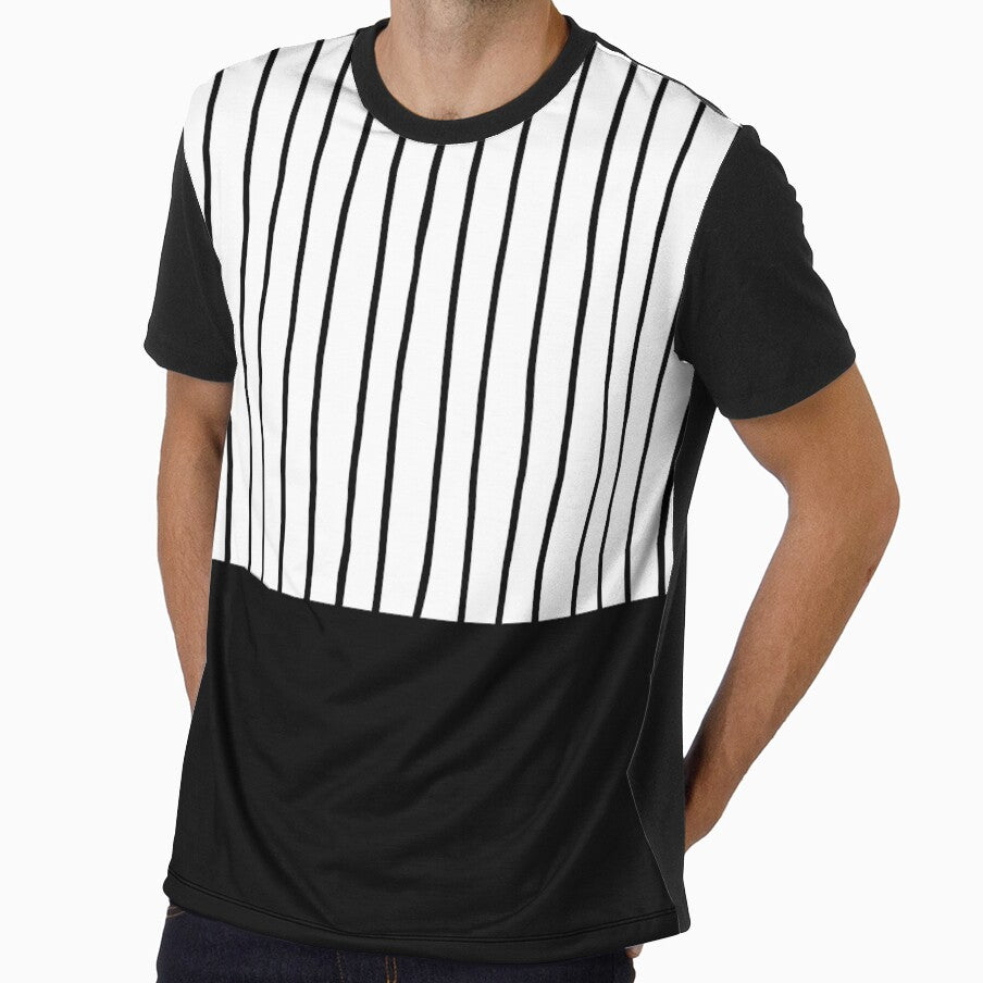 sriped Half White and Black by Seatzy