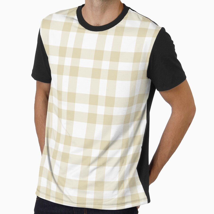 Plaid -  wildflower - gold by Stephanie Fiona Design