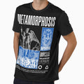 Black & Blue Grunge Metamorphosis Streetwear T-Shirt by YourEnvy