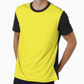 Safety Yellow Solid Plain Background by burbankdesigns