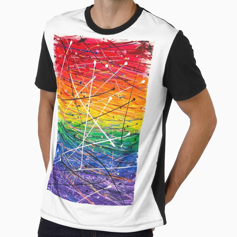 Rainbow Splatter by AHbyDesign