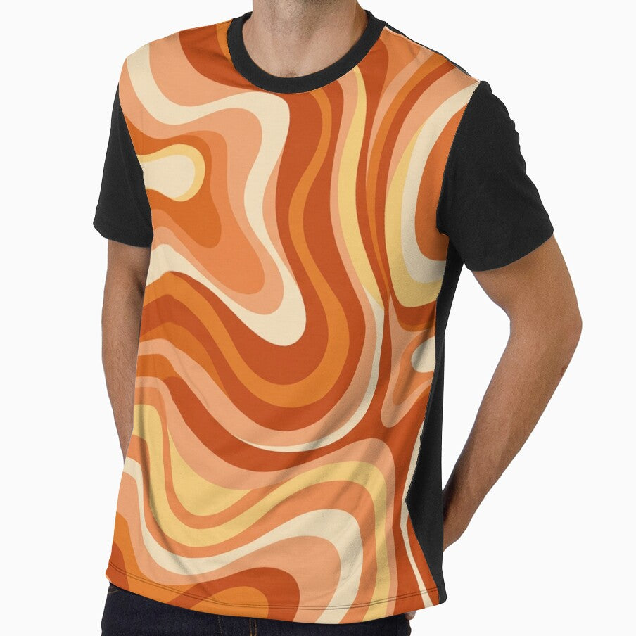 Retro wavy pattern by Differenceee