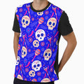 Party Skulls Toxic Blue by Clothief-Store