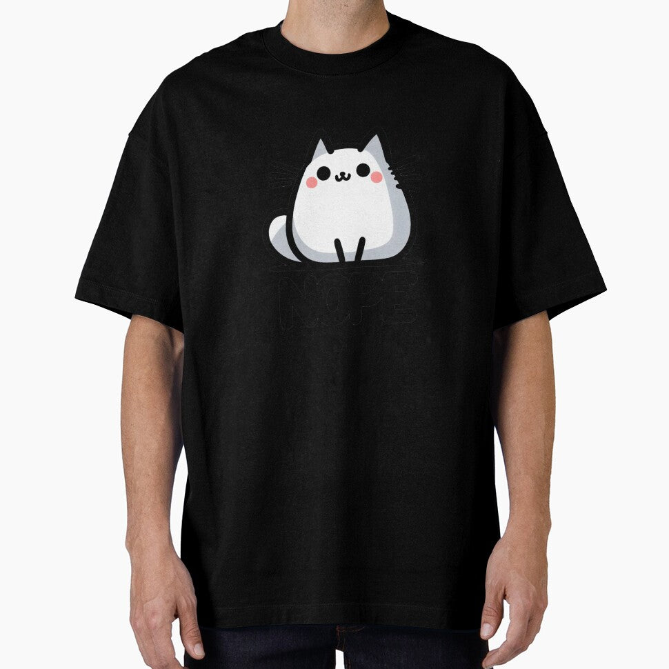 Nope Cat by RetroWaves Redbubble