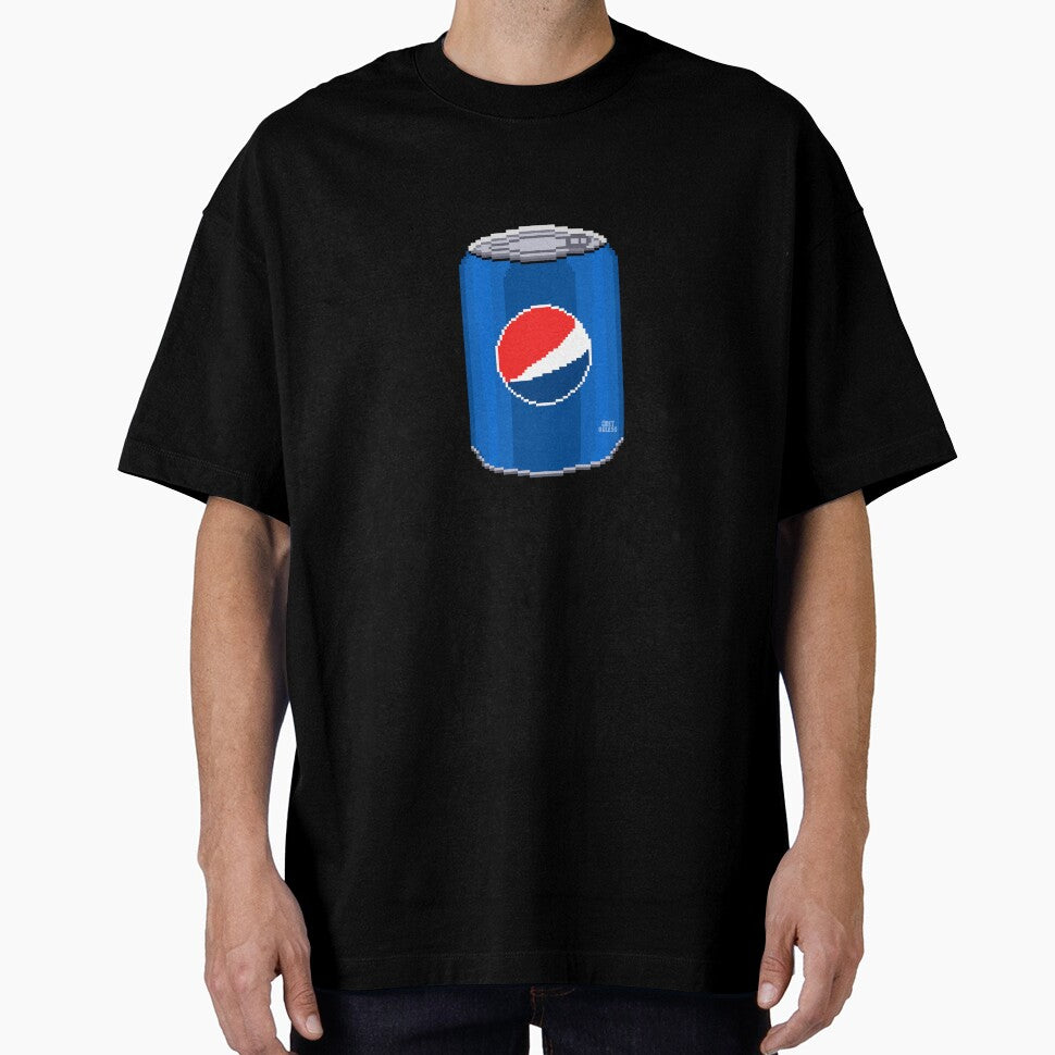 Blue Soda Can Pixel Art by Heybratan