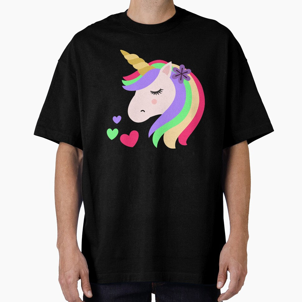 Cute Unicorn Face by Esmilna Castillo