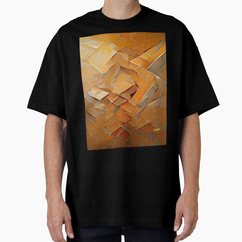Modern Abstract Art - Orange Abstract by CattlettArt
