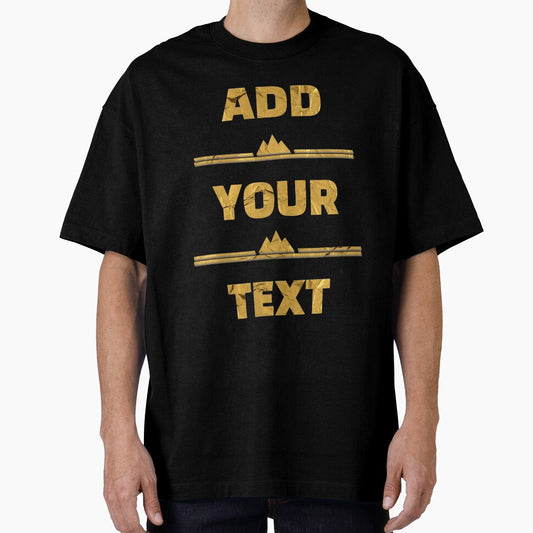 ADD YOUR TEXT CUSTOM T_SHIRTS by Drawix