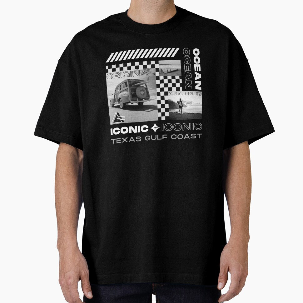 Surfing Street Wear, Ocean Iconic Branded Gulf Coast Design by OceanIconic