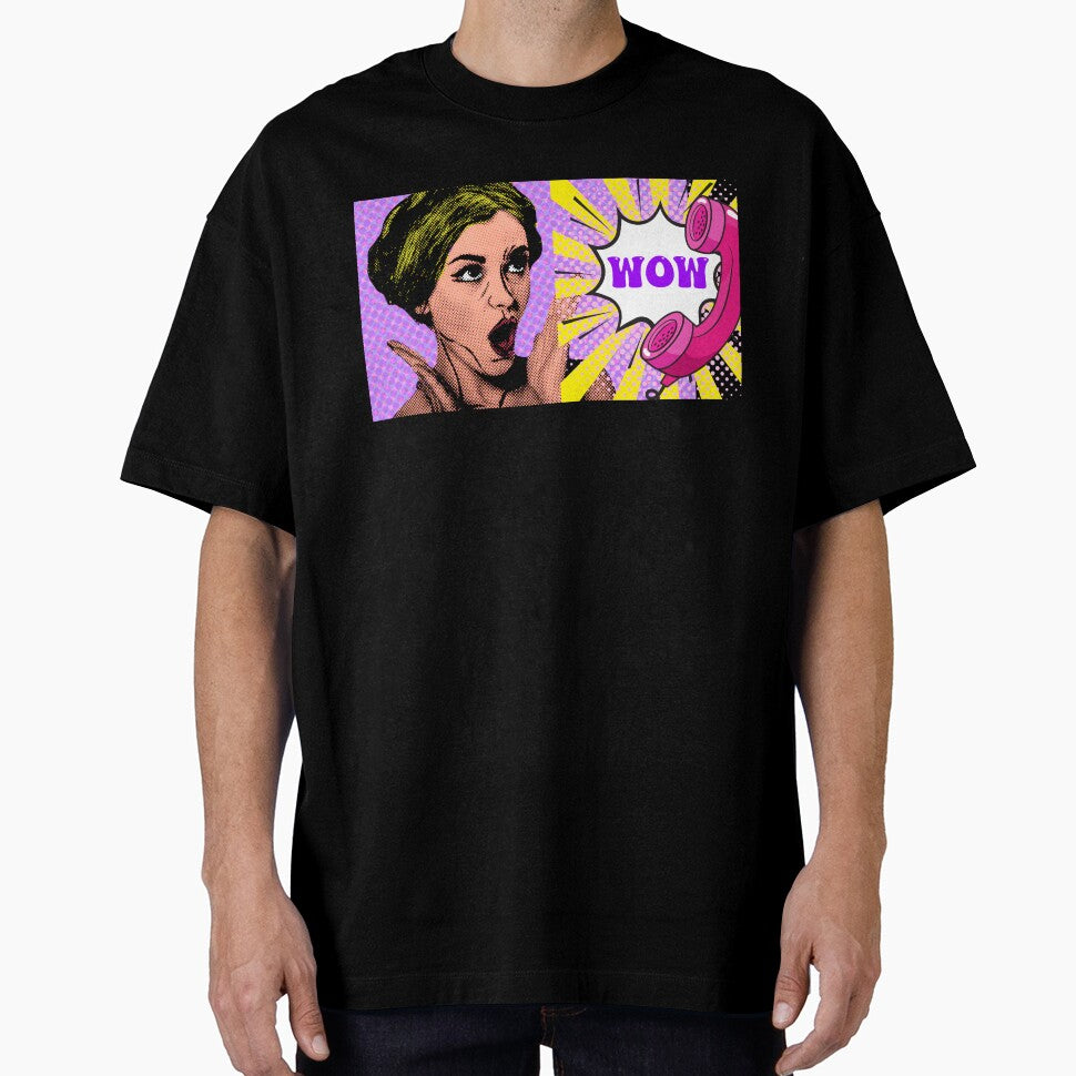Pop Culture Pop Art Pop Culture Pattern: WOW by Denefie
