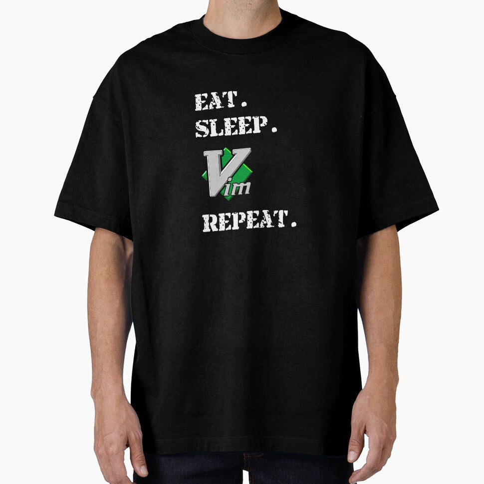 Eat Sleep Vim Repeat Vi IMproved Editor Sweatshirt by Rainwater Merch