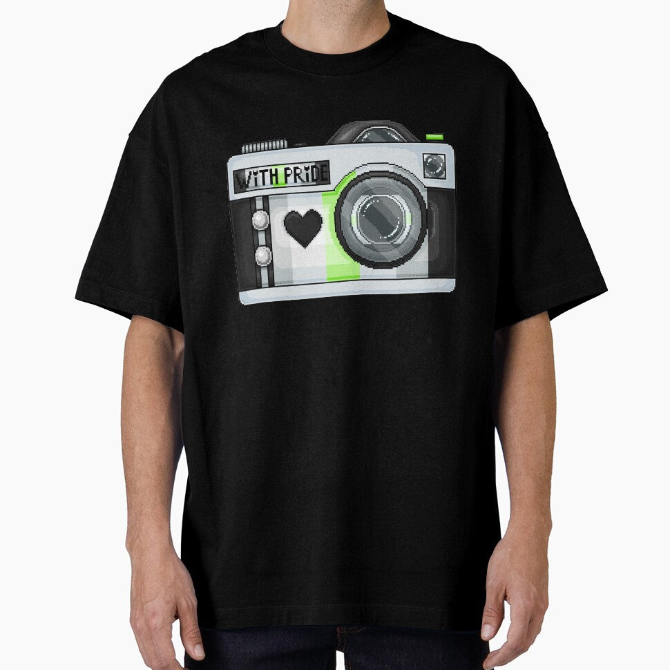 Agender Pride Pixel Camera by MetallicWings15
