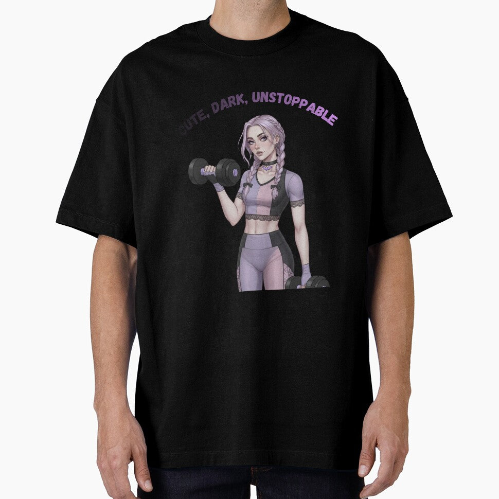 Pastel Goth Gym Girl – Cute, Dark, Unstoppable by Lavender-Kitty