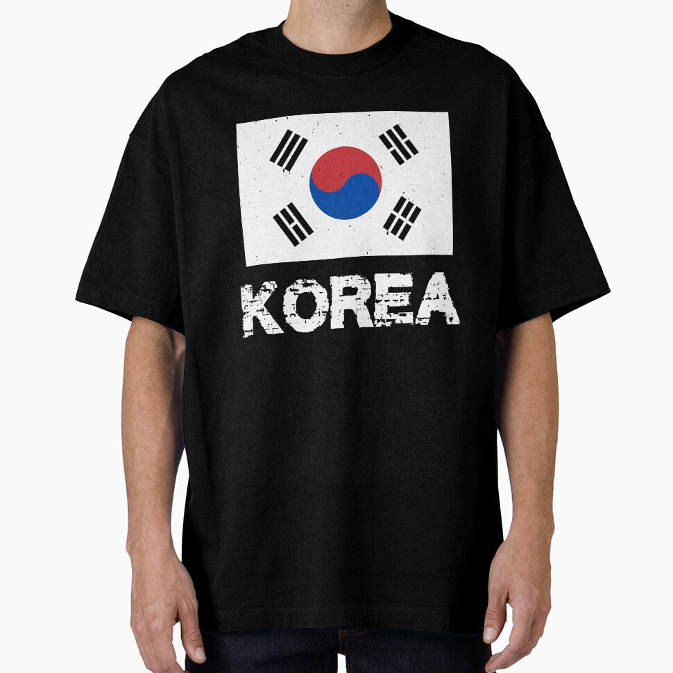 South Korea Flag T-Shirt for Men and Women by AllStarMerch