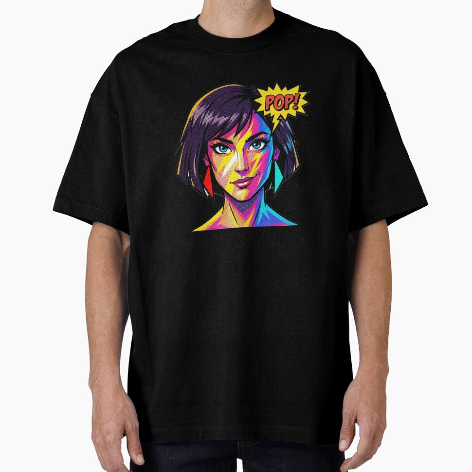 Retro Pop Art Comic Woman – 80s Style Illustration by popartshop