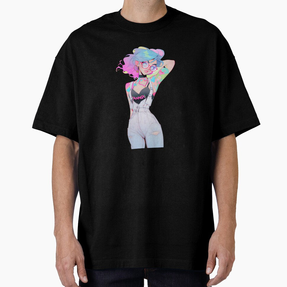 Pastel & Neon Kawaii Goth Girl Summer 001 by BoudiccaLondon