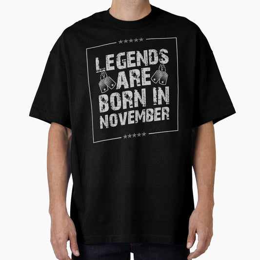 Legends Are Born In November Birthday Shirt Vintage by Orange Pieces