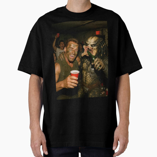 Arnold Schwarzenegger & The Predator - a candid paparazzi-style photo by MentalRecovery