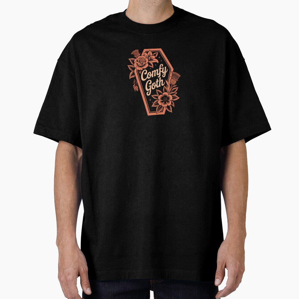 Comfy Goth Coffin Floral Design by SideEye Co