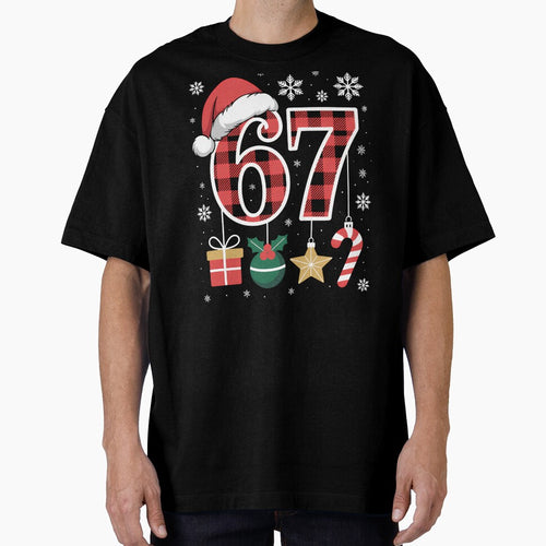 67 Shirt Funny Meme Six Seven Xmas Christmas Decoration by grumpzara