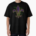 Grunge Mardi Gras fleur-de-lis by HolidayBug