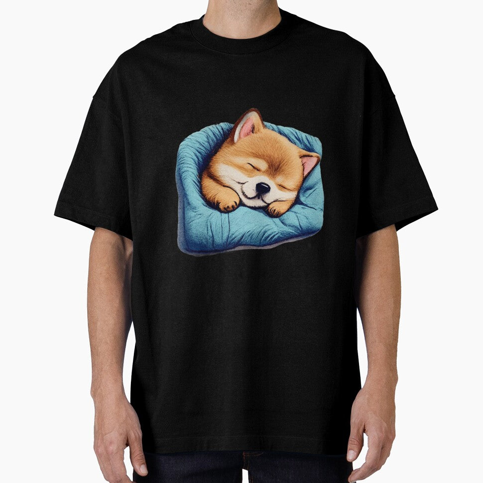CUTE DOG sleeping Oversized by Sanchogrdes