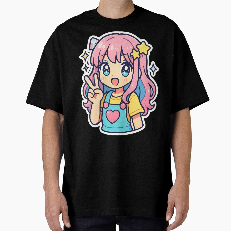Kawaii Anime Girl, Y2K Aesthetic by graphic-genie