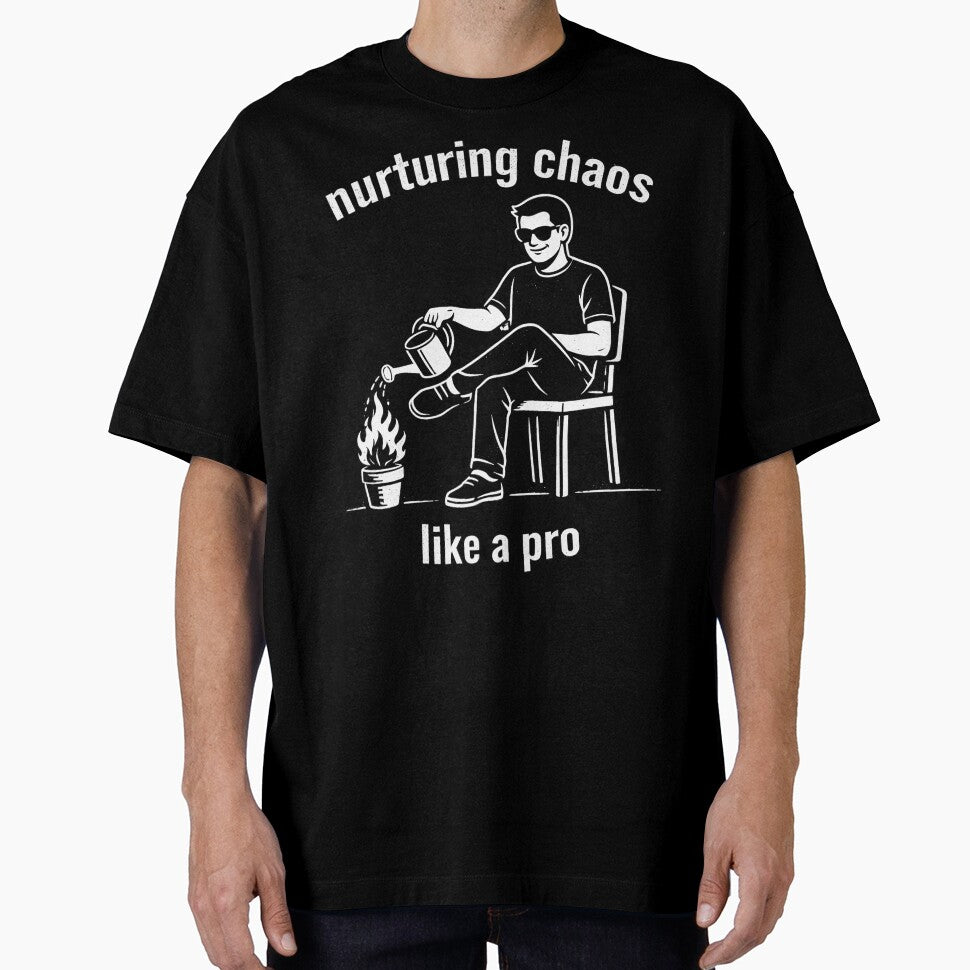 Nurturing Chaos Like a Pro Dark Humor by apex.vibe