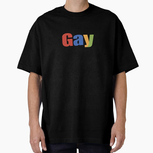 Fun Ebay Logo GAY Lesbian Pride Rainbow Queer LGBTQ Novelty Happy Humor by BuyShirtsOnline