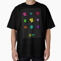Korean Streetwear Hangul Typography - Neon Cyberpunk Hip Hop Art by SOOstudio73
