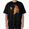 Abstract Face Line Art T-Shirt, Colorful Modern Artistic Tee, Unisex Fashion Statement Shirt by abartisanstudio