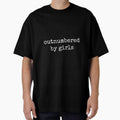Outnumbered by Girls Funny Parenting Father's Day Dad Long Sleeve by mjohnson9
