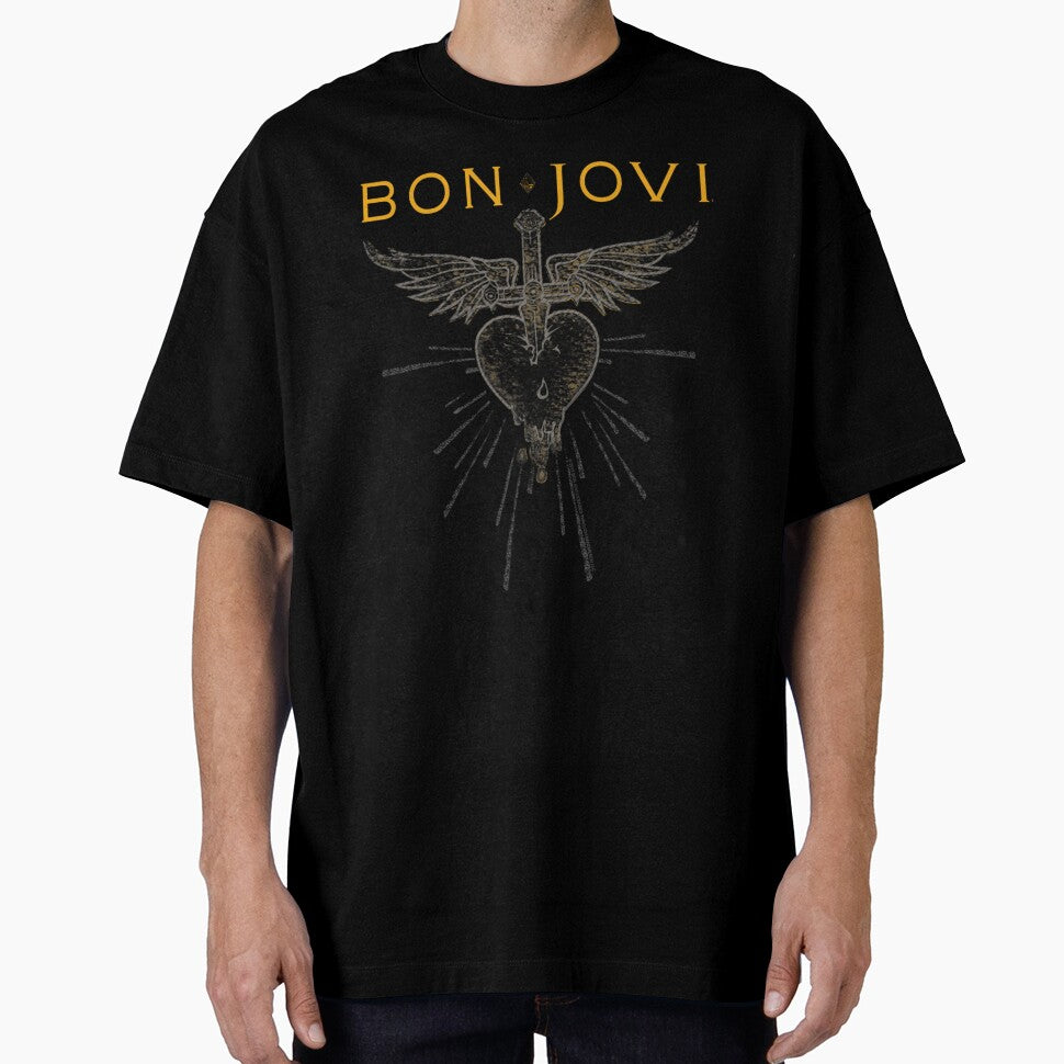 Bon Jovi Albums Music Band Logo Tour Classic by Hermesus