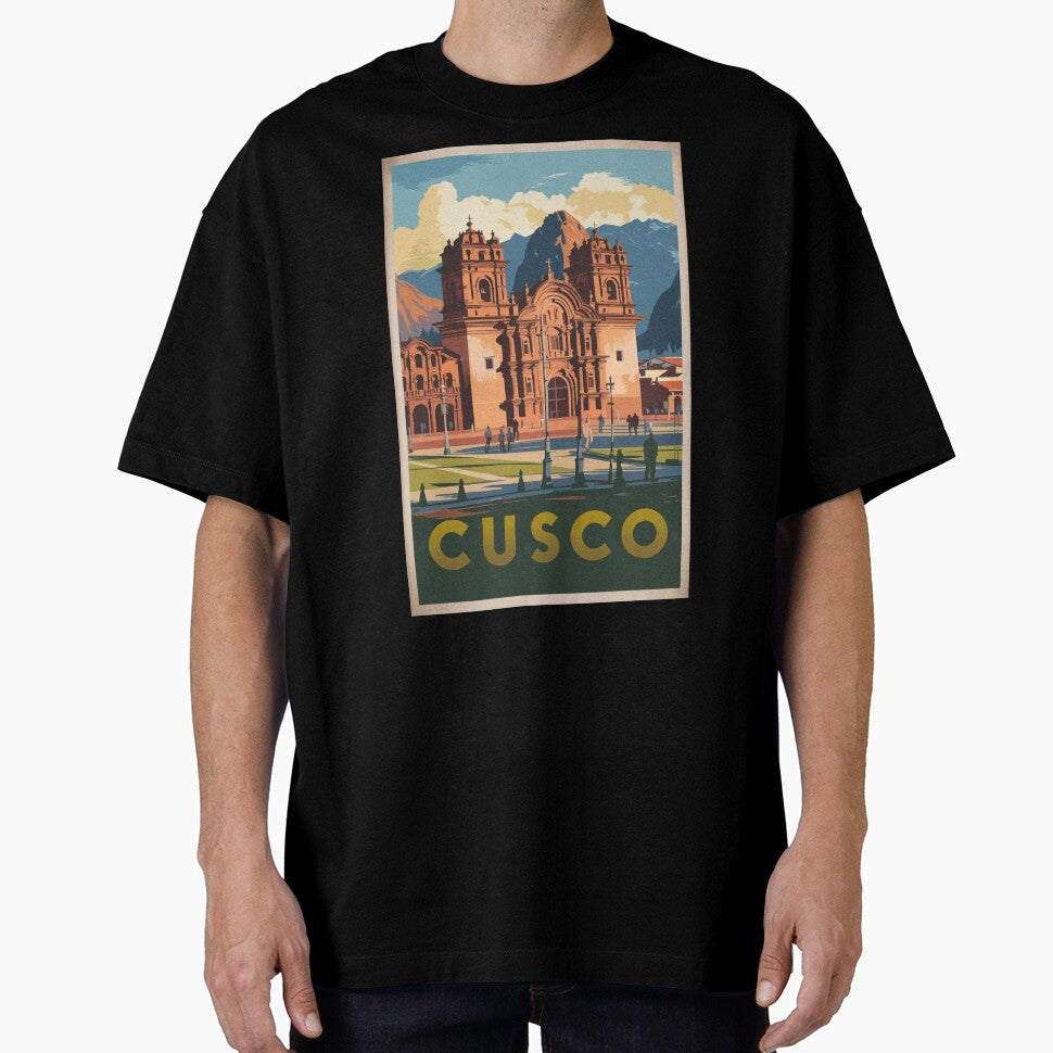 Cusco Vintage Travel Poster by TravelerRat