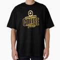 Morning Coffee Time Bold Graphic T-Shirt | Energetic Yellow Coffee Lover Gift by BeanNTee