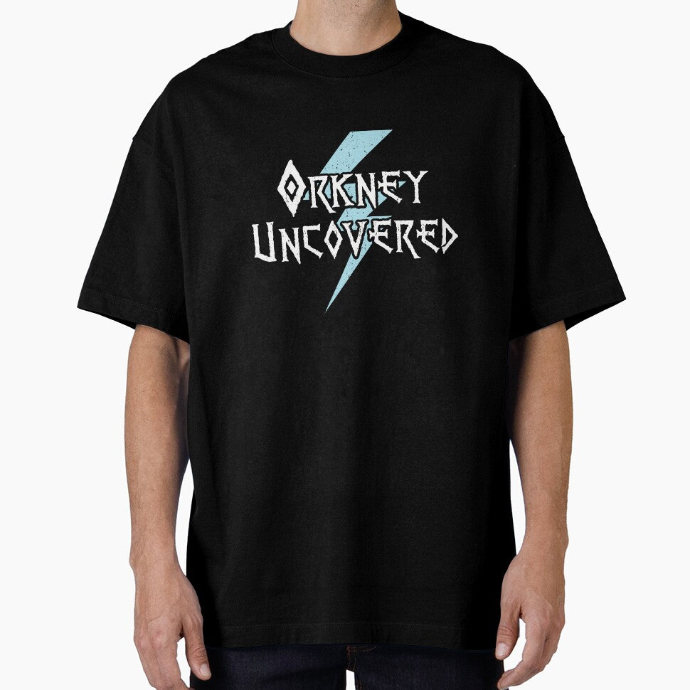 Orkney Uncovered - lightning bolt design - travel tourism history by OrkneyUncovered