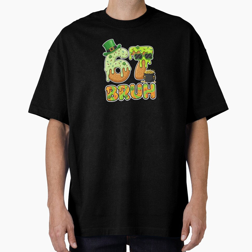 Bruh 67 Meme Six Seven For Kids Boys Girls St Patricks Day by scottygrindz