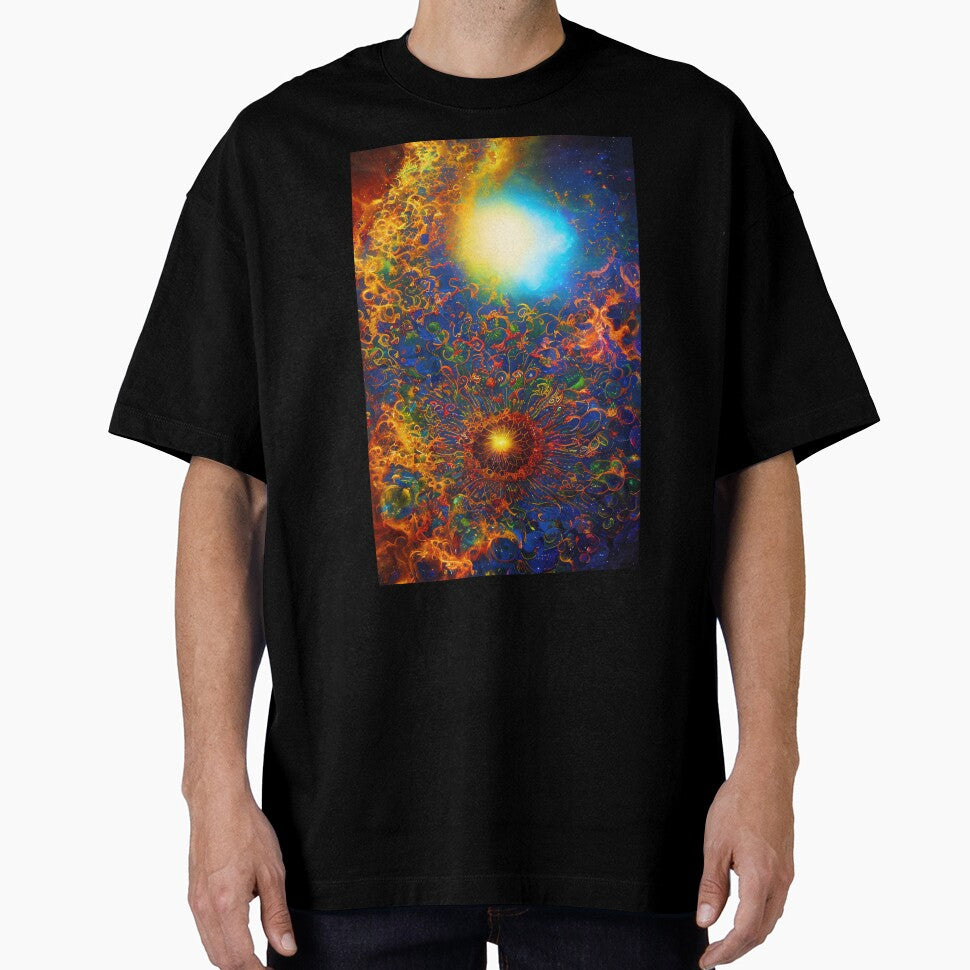 Cosmic explosion - Modern abstract Art No16 by angelisart