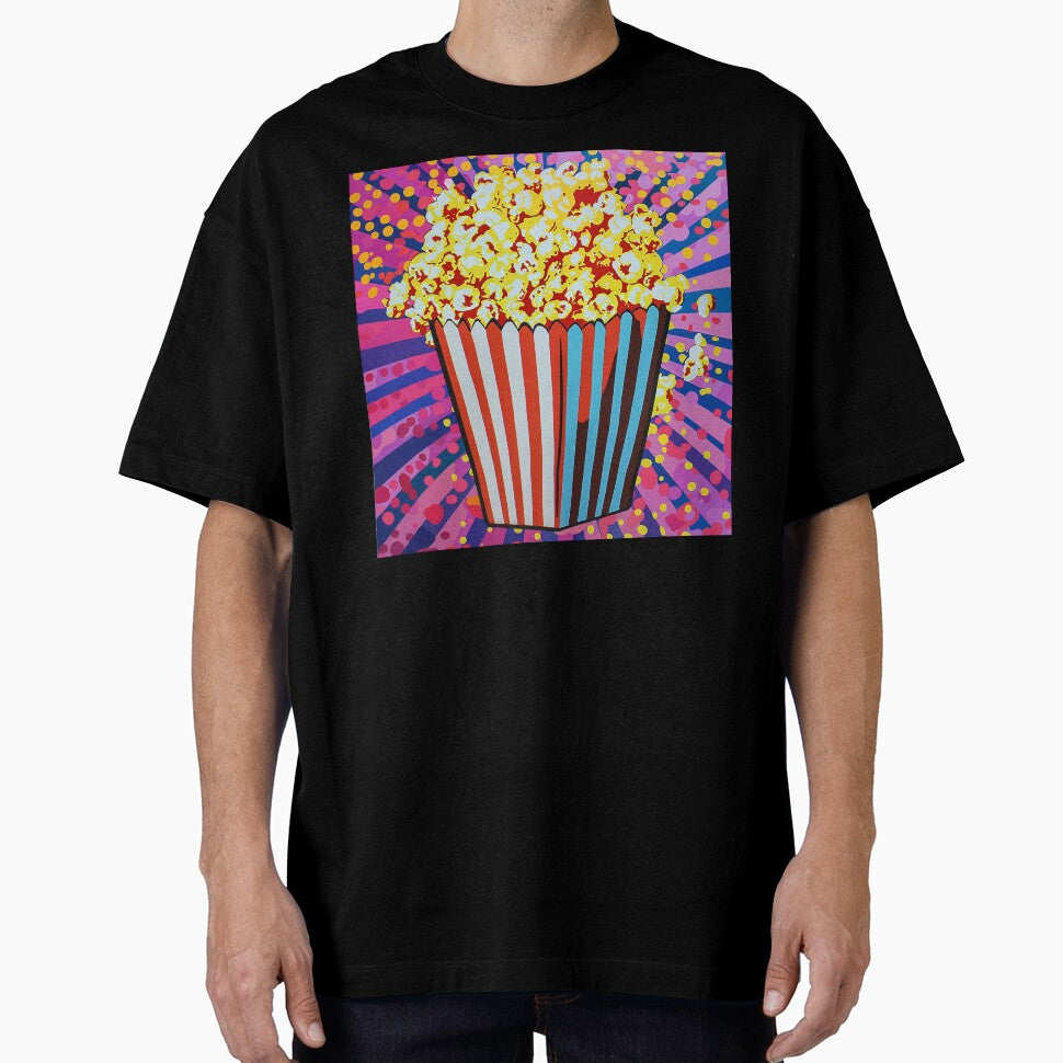 Movie Popcorn Pop Art 4 by AstroRisq