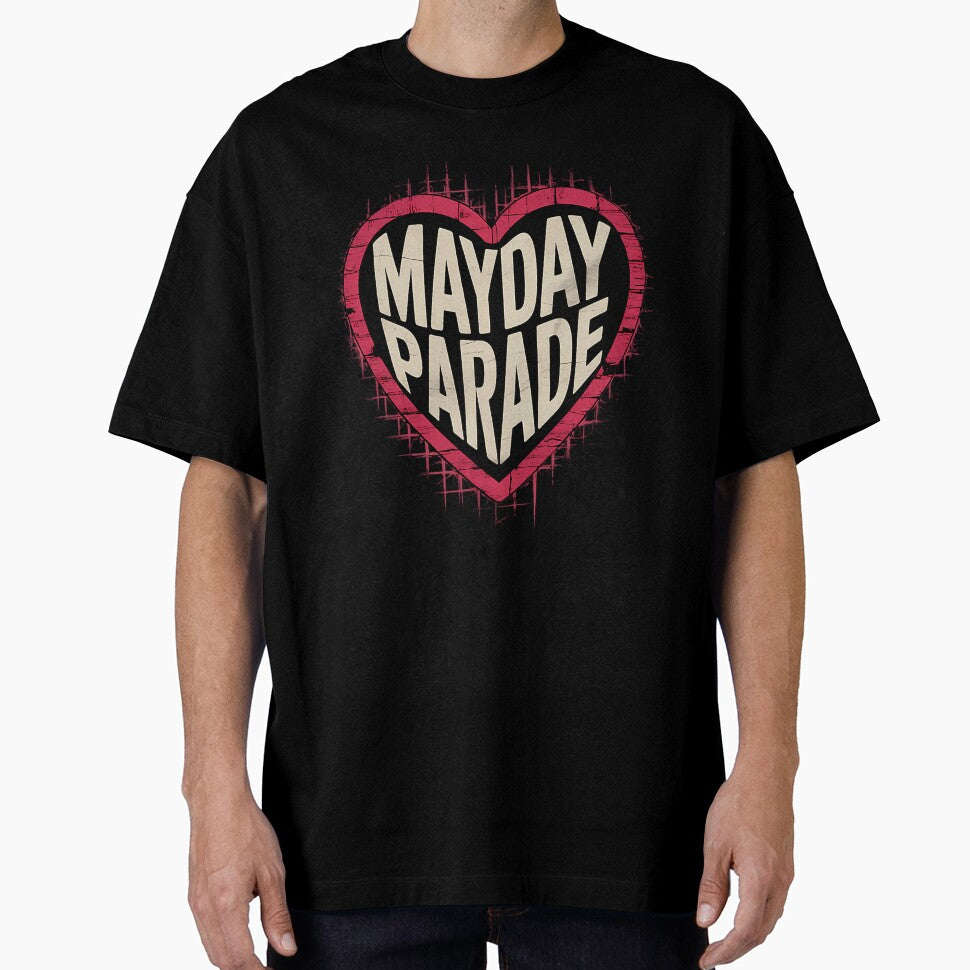 Four Pink Silhouette Woman Grunge Band Mayday Parade by ananimyim