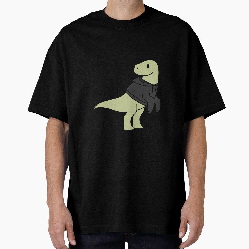 T-rex in a Hoodie by EmerestArt