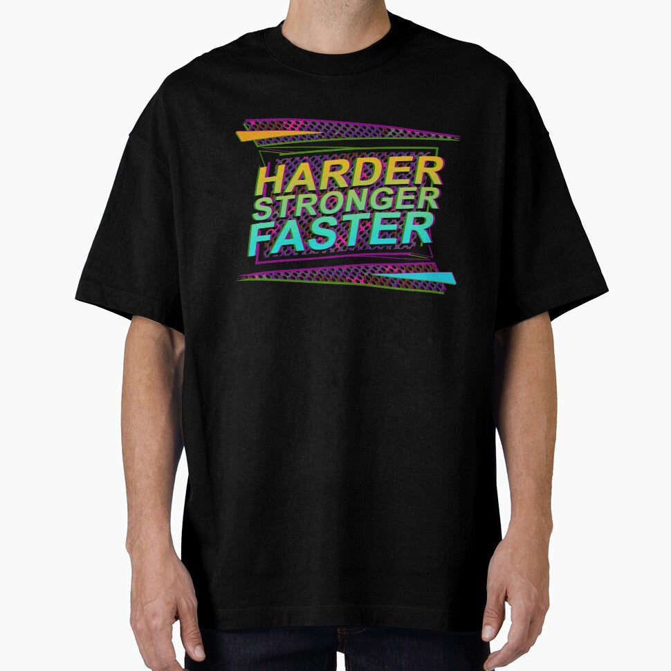 harder, stronger, faster motivational quotes sports graphic design by hayrpictures