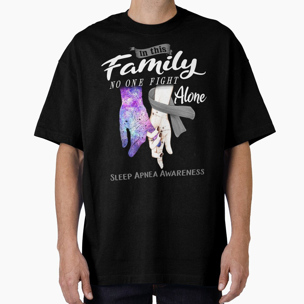 In This Family No One Fights Alone SLEEP APNEA Awareness by Mnrshirley