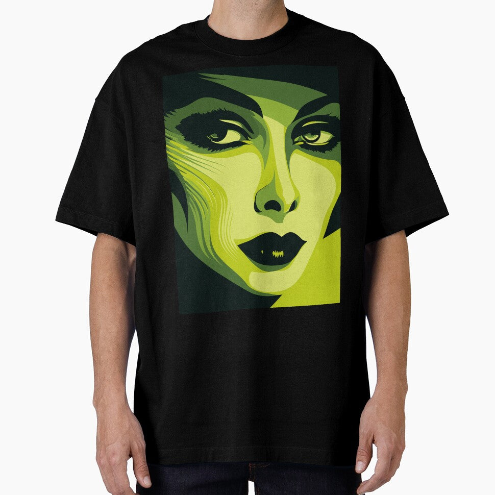 Pop Art Enigma: Mysterious Woman by TrendyArtInk