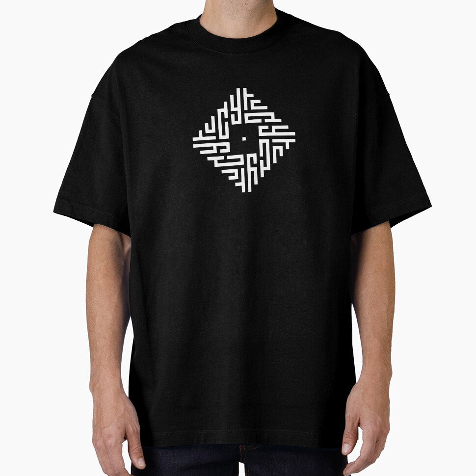 LUCY | White  | Modern Geometric Kufi Calligraphy | From Name to Art by FOR YOUR NAME