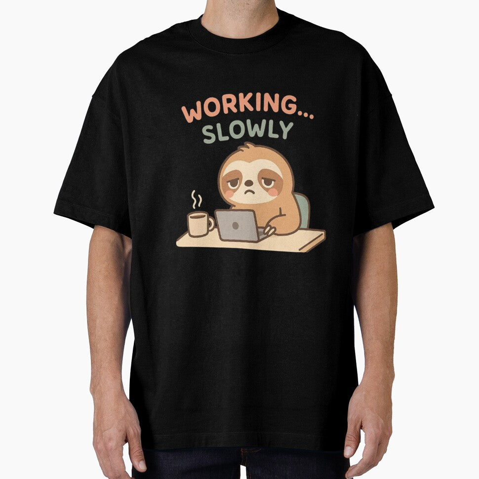 Sloth Office Worker by MiLaKK
