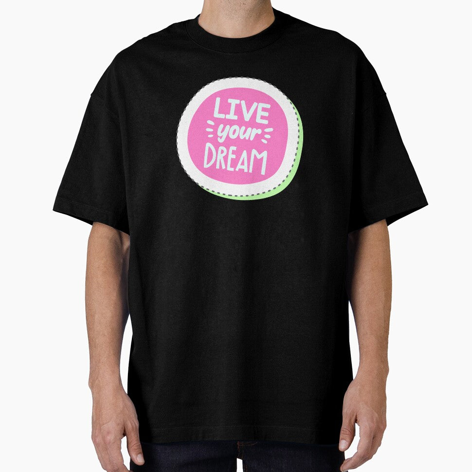 Live Your Dream Coloring Pop Art Stylish by Art Wear Nation