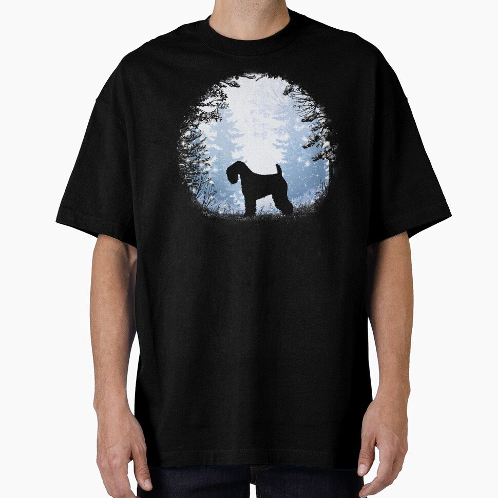 “First Snow” Soft Coated Wheaten Terrier by Spinyflowerart
