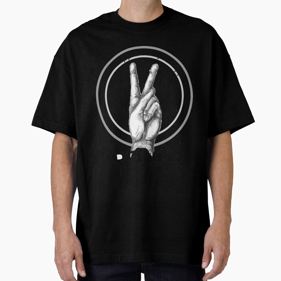 Hippie Peace Hand Sign by Charmaine Paulson